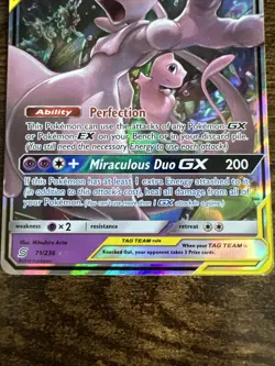 Pokemon TCG Mewtwo & Mew GX 71/236 Tag Team Unified Minds - Image 3