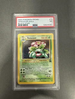 2000 POKEMON PROMO BLACK STAR #13 VENUSAUR-HOLO PSA 7 NM - Image 3