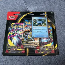 Pokemon TCG, Mega Evolution 3-Pack Blister Golduck - New & Sealed - Image 1