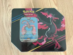 Pokemon TCG Crown Zenith Galarian Moltres Tin 5 Boosters BRAND NEW & SEALED HTF - Image 1