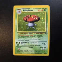 Pokemon Bundle - Vileplume 15/64 Holo Rare Jungle Set WOTC - NM/Excellent - Image 1
