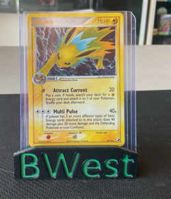 2005 Jolteon 8/115 Holo Rare Unseen Forces Stamped Pokemon WOTC Lightly Played - Image 1