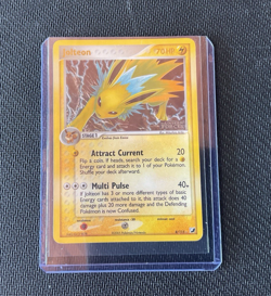 2005 Jolteon 8/115 Holo Rare Unseen Forces Stamped Pokemon WOTC Lightly Played - Image 2