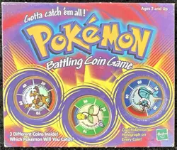 Pokemon Battle Coin Game - Vaporeon, Bellsprout, Alakazam - Image 1