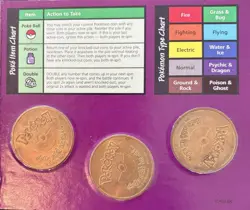 Pokemon Battle Coin Game - Vaporeon, Bellsprout, Alakazam - Image 2