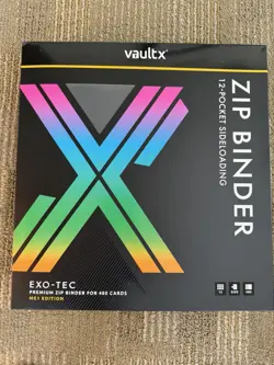 VaultX Binder 12 Pocket pokemon ME1 1st First Edition New Mega Evolutions - Image 1