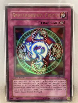YUGIOH PSA 10 2002 Spellbinding Circle MRL-006 Ultra Rare 1st Edition Low Pop - Image 2