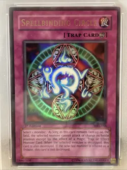 YUGIOH PSA 10 2002 Spellbinding Circle MRL-006 Ultra Rare 1st Edition Low Pop - Image 3