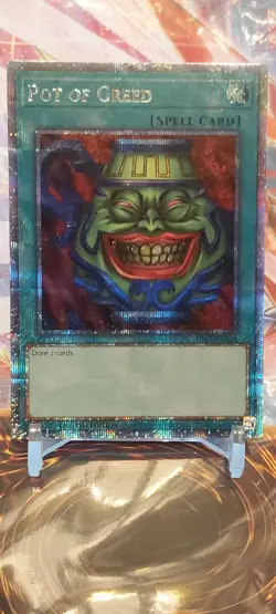 yugioh POT OF GREED TBC1-ENS01 Quarter Century Secret Rare ENGLISCH - Image 2