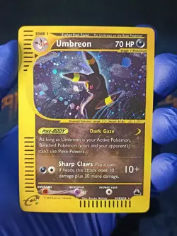 Umbreon Skyridge H30/H32 Holo Pokemon Card Near Mint Condition FAN ART - Image 5