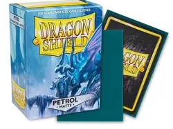 Dragon Shield Sleeves: Standard Matte - Petrol 100CT - Image 1