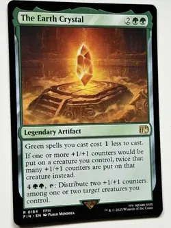 Magic - The Earth Crystal R 0184 Non Foil MTG Final Fantasy English - Image 1