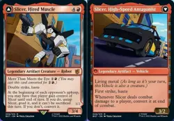 MTG Slicer, Hired Muscle // Slicer, High-Speed Antagonist, NM-Mint, English Univ - Image 1