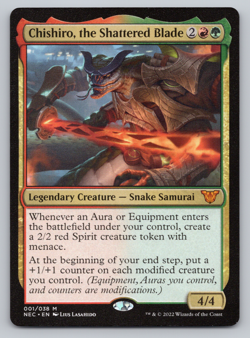Chishiro, the Shattered Blade - Commander Kamigawa: Neon Dynasty MTG - Image 1