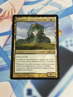 MTG Karametra, God of Harvests (148/176) Born of the Gods Magic The Gathering LP - Image 1