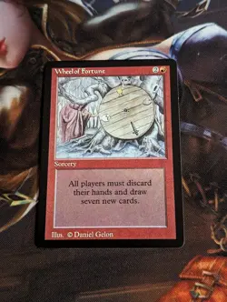 MTG "Sticker" EDH CEDH Wheel of Fortune - Image 1