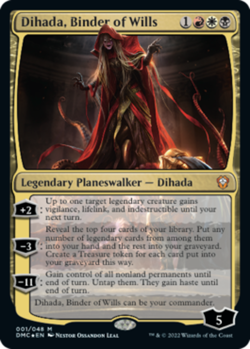 Near Mint x 1 Dihada, Bindre of Wills - Foil Commander: Dominaria United - Image 1