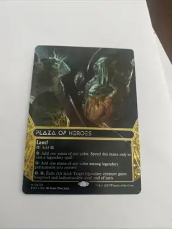 Plaza of Heroes (0033) (Borderless) #33 (NM) Edge of Eternities EOS Magic MTG - Image 1