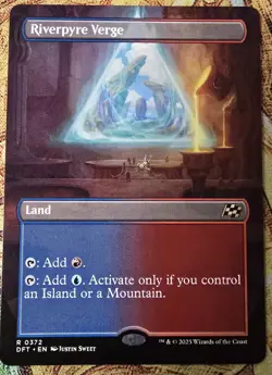 Riverpyre Verge (Borderless) Aetherdrift Regular MTG #372 NM++ - Image 1