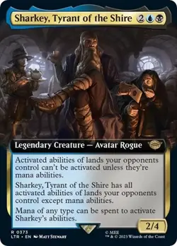 Sharkey, Tyrant of the Shire (Extended Art) 373 MTG NM - ltr - Image 1