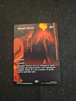 MTG Avatar: The Last Airbender: Eternal-Legal Volcanic Torrent (Borderless) NM - Image 1