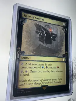 Relic of Sauron (Showcase Scrolls) Commander: the Lord of the Rings: Foil - Image 2