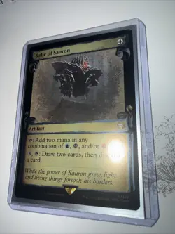 Relic of Sauron (Showcase Scrolls) Commander: the Lord of the Rings: Foil - Image 3