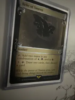 Relic of Sauron (Showcase Scrolls) Commander: the Lord of the Rings: Foil - Image 4