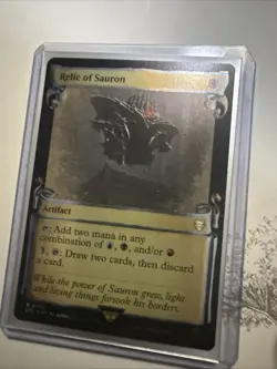 Relic of Sauron (Showcase Scrolls) Commander: the Lord of the Rings: Foil - Image 5