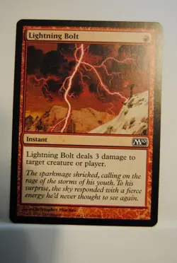 Magic 2010 Core Set M10: Lightning Bolt 156/249 NM - Image 1