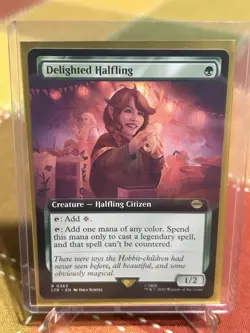 Delighted Halfling (Extended Art) - MTG Lord of the Rings 0363 - Non-Foil NM - Image 1