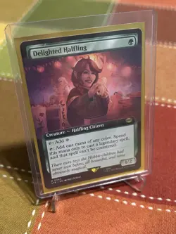 Delighted Halfling (Extended Art) - MTG Lord of the Rings 0363 - Non-Foil NM - Image 3