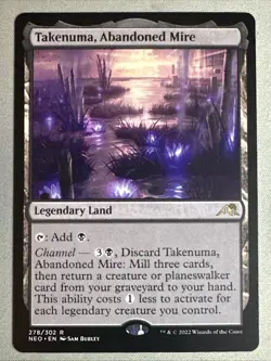 MTG / Takenuma, Abandoned Mire / NEO / #278 / Regular / Rare / NM - Image 1