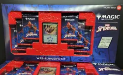 QUICK FREE SHIPPING!! Spider-Man Magic: The Gathering Web Slinger's Kit!! - Image 1