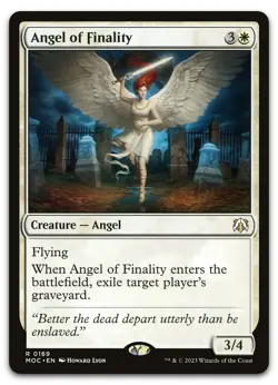 Angel of Finality #169 (NM) March of the Machine MOC Magic MTG - Image 1
