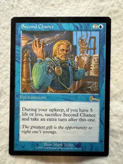 MTG - Second Chance - Urza's Legacy - NM - Never Played - Free Shipping! - Image 1