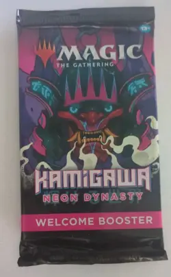 Magic The Gathering: Kamigawa Neon Dynasty Welcome Booster Sealed - Image 1