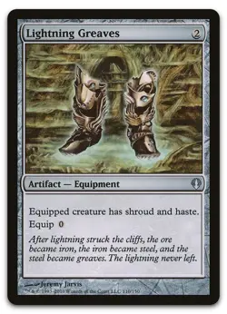 Lightning Greaves #110 (NM) Archenemy ARC Magic MTG - Image 1