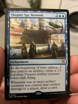 Thopter Spy Network - NM - Aetherdrift Commander MTG - Image 1