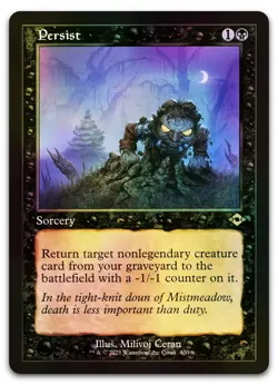 Persist (Retro Frame) (Foil Etched) #400 (NM) Modern Horizons 2 MH2 Magic MTG - Image 1