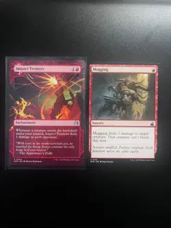 Fiery Emancipation + bonus card - MTG WOE: - NM/MINT - Image 1