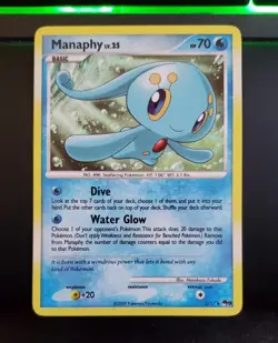 Pokemon POP Series Lot Manaphy (2/17) Regigigas(4/17) Heatran (1/17) Holo Rare - Image 2