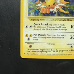 Pokemon Vintage Holo Jolteon 04/64 Jungle 1999 Wizards Of The Coast - Image 5