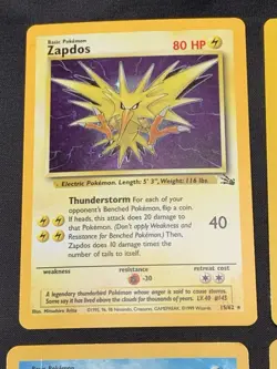 Vintage Holo Rare Pokemon Card Lot WOTC 1999 Base Set, Jungle, Fossil - MP/HP - Image 2