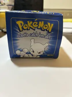 Pokemon Burger King 23k Gold Plated Trading Card Mewtwo Blue Box - Image 2