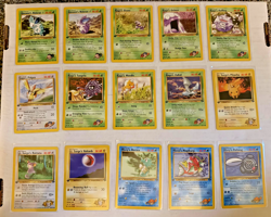 NM/LP (1st edition) COMPLETE COMMONS Pokemon WOTC GYM CHALLENGE Set 49-Card - Image 3