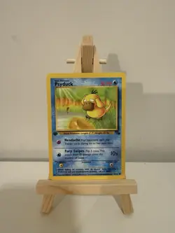 1999 Pokemon Fossil 1st Edition Psyduck #53/62 - Image 1