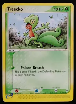 Treecko - 75/109 - Common - Ex Ruby & Sapphire - Pokemon - Image 1