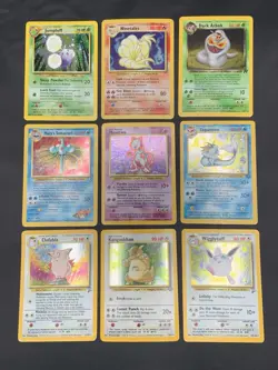 Vintage Pokemon Holo Rare Card Lot - WOTC Era Only Collection - 1999-2000 MP/HP - Image 1