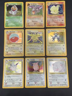 Vintage Pokemon Card Lot - Rare Holo WOTC Era Collection - Base Set 2 - MP/HP - Image 1